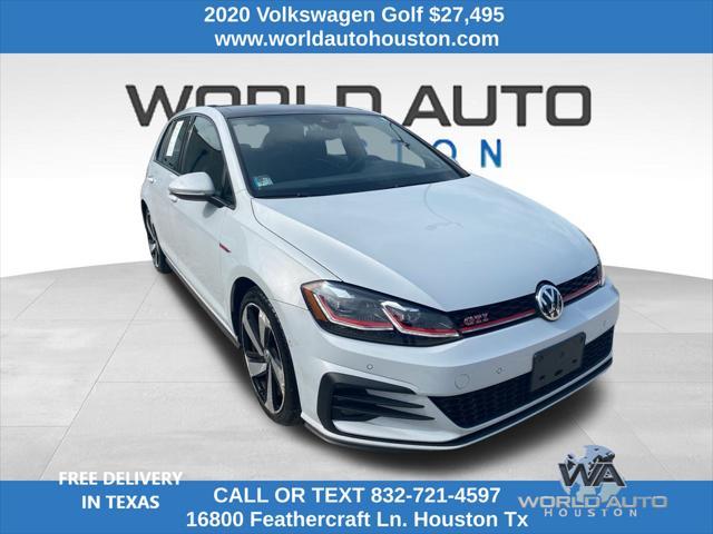 used 2020 Volkswagen Golf GTI car, priced at $27,495
