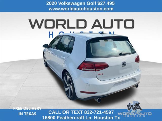 used 2020 Volkswagen Golf GTI car, priced at $27,495