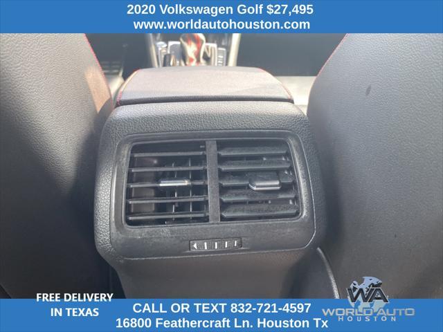 used 2020 Volkswagen Golf GTI car, priced at $27,495