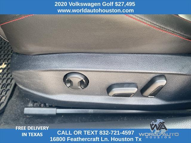 used 2020 Volkswagen Golf GTI car, priced at $27,495