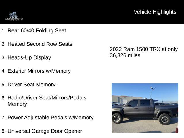 used 2022 Ram 1500 car, priced at $78,949