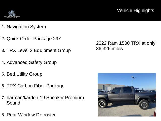 used 2022 Ram 1500 car, priced at $78,949