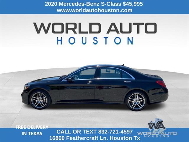 used 2020 Mercedes-Benz S-Class car, priced at $45,995