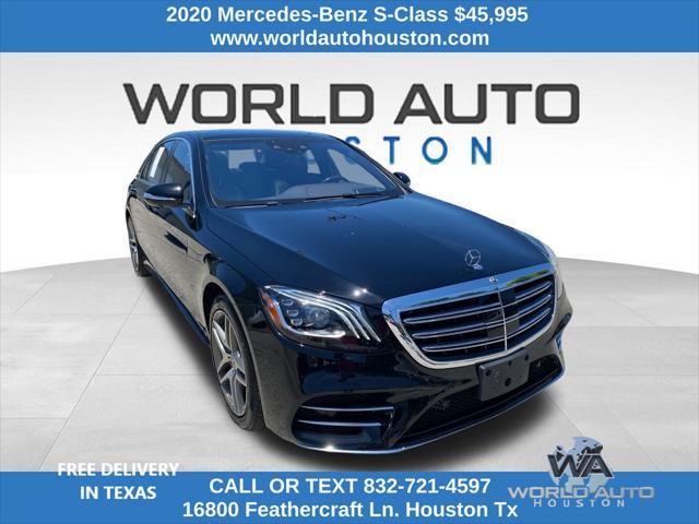 used 2020 Mercedes-Benz S-Class car, priced at $45,995