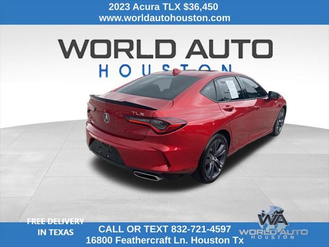 used 2023 Acura TLX car, priced at $36,450