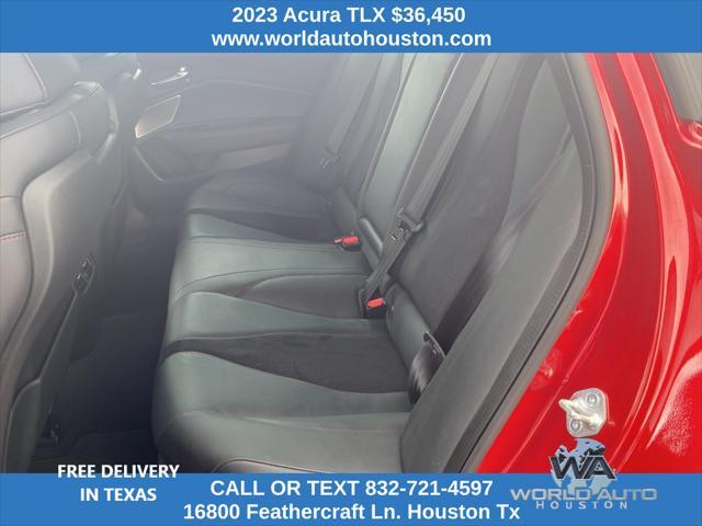 used 2023 Acura TLX car, priced at $36,450