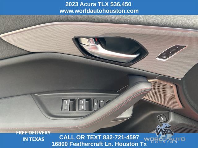 used 2023 Acura TLX car, priced at $36,450