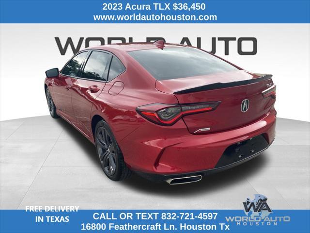 used 2023 Acura TLX car, priced at $36,450