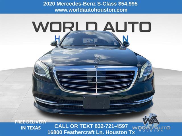 used 2020 Mercedes-Benz S-Class car, priced at $54,995