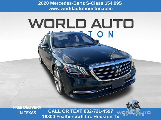 used 2020 Mercedes-Benz S-Class car, priced at $54,995