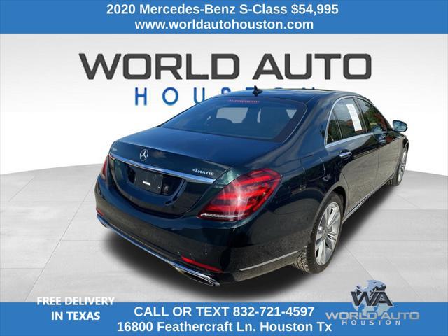 used 2020 Mercedes-Benz S-Class car, priced at $54,995