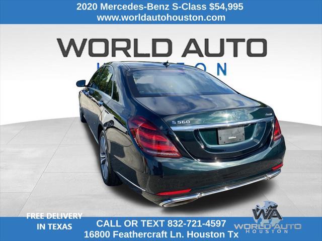 used 2020 Mercedes-Benz S-Class car, priced at $54,995