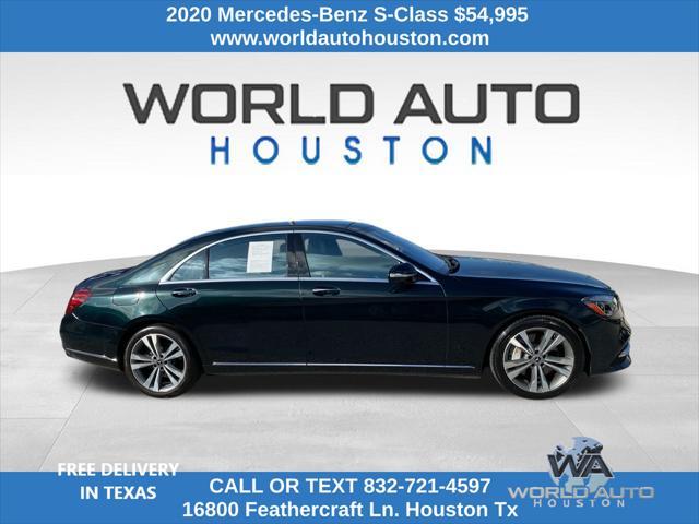 used 2020 Mercedes-Benz S-Class car, priced at $54,995