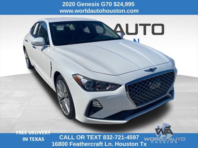 used 2020 Genesis G70 car, priced at $24,995