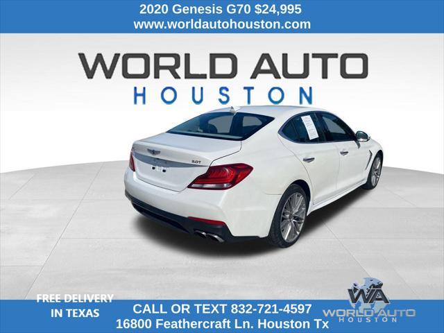 used 2020 Genesis G70 car, priced at $24,995