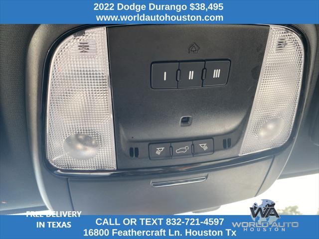 used 2022 Dodge Durango car, priced at $38,495
