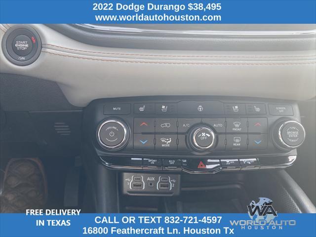 used 2022 Dodge Durango car, priced at $38,495