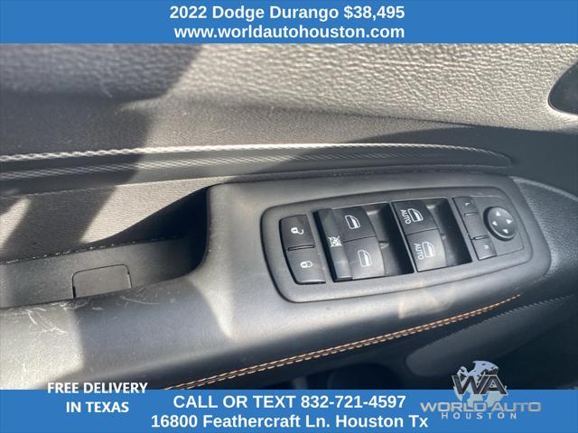 used 2022 Dodge Durango car, priced at $38,495