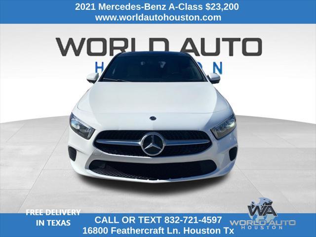 used 2021 Mercedes-Benz A-Class car, priced at $23,200