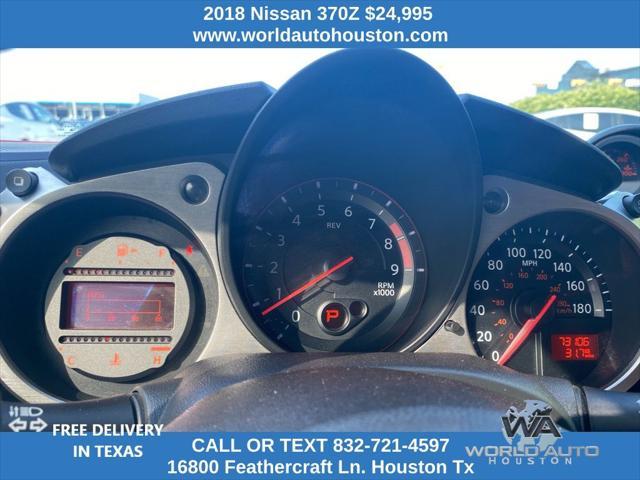 used 2018 Nissan 370Z car, priced at $24,995