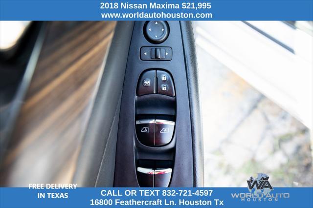 used 2018 Nissan Maxima car, priced at $21,995