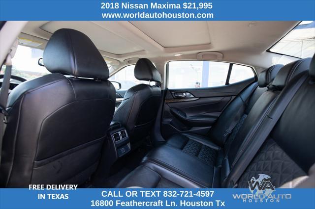 used 2018 Nissan Maxima car, priced at $21,995