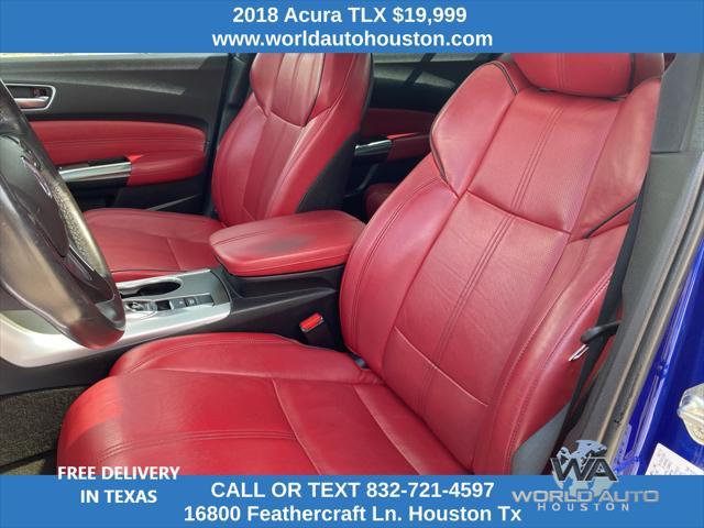 used 2018 Acura TLX car, priced at $19,999