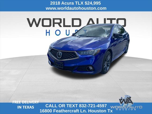 used 2018 Acura TLX car, priced at $24,995