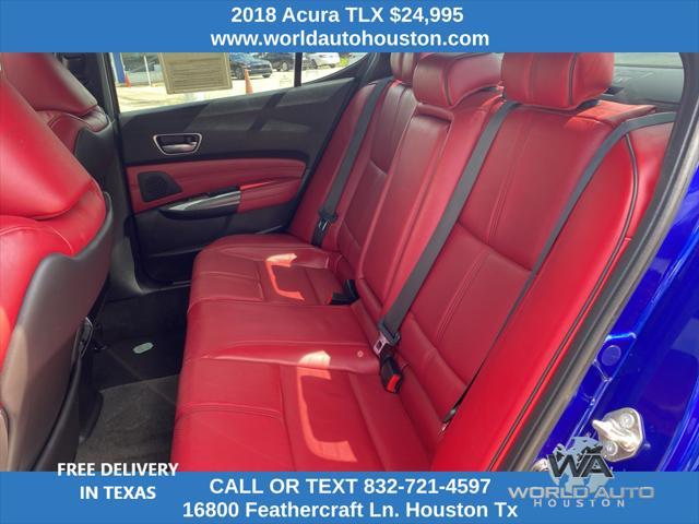 used 2018 Acura TLX car, priced at $24,995