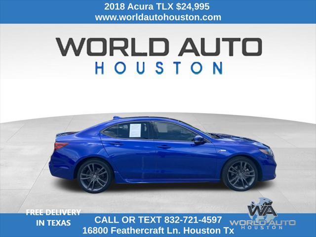 used 2018 Acura TLX car, priced at $24,995