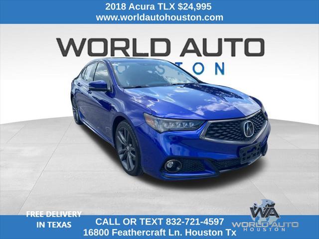 used 2018 Acura TLX car, priced at $24,995