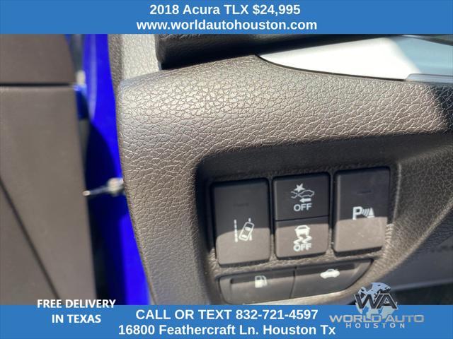 used 2018 Acura TLX car, priced at $24,995