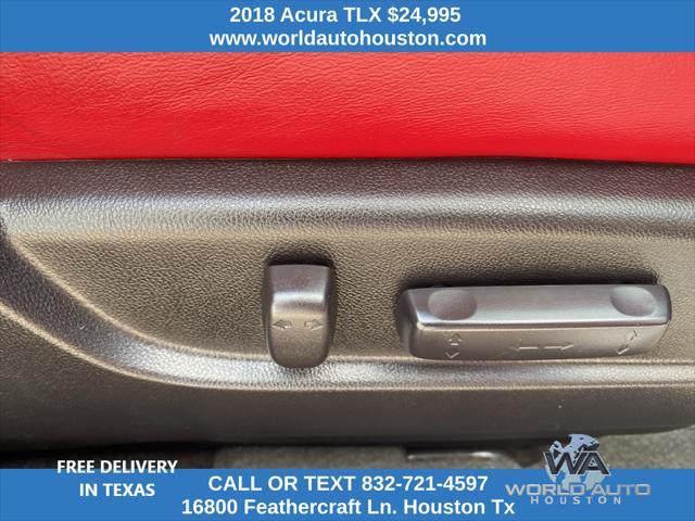 used 2018 Acura TLX car, priced at $24,995