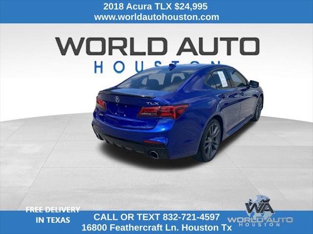 used 2018 Acura TLX car, priced at $24,995