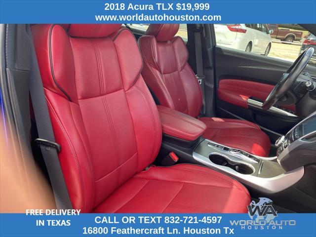 used 2018 Acura TLX car, priced at $19,999