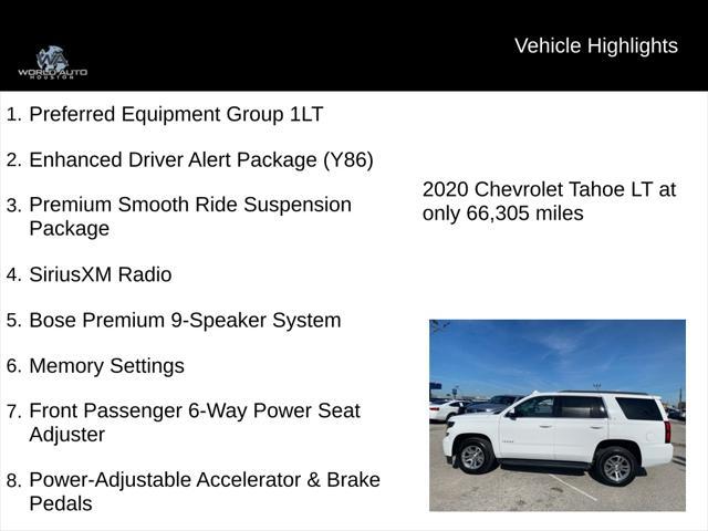 used 2020 Chevrolet Tahoe car, priced at $35,995