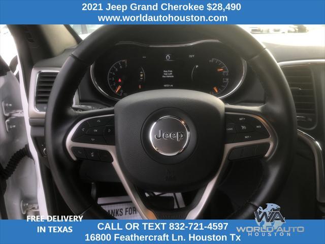 used 2021 Jeep Grand Cherokee car, priced at $28,490