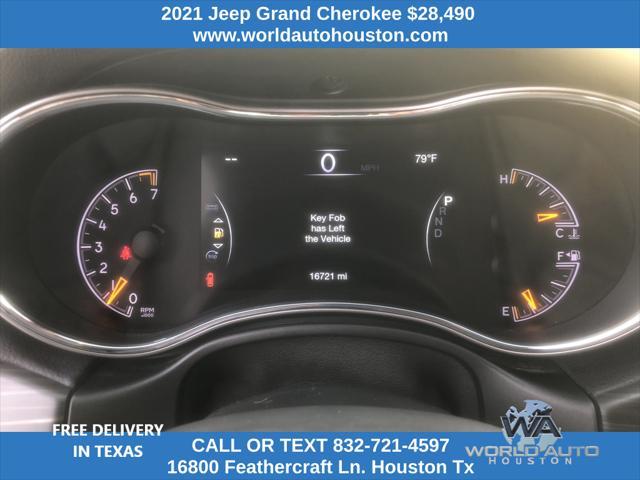 used 2021 Jeep Grand Cherokee car, priced at $28,490