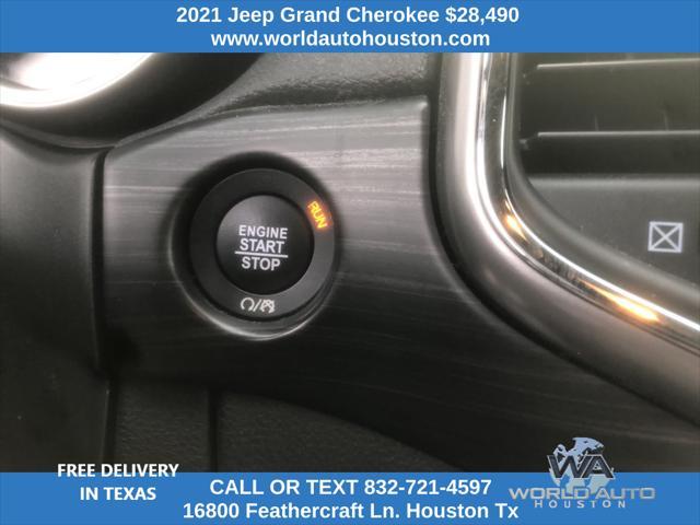 used 2021 Jeep Grand Cherokee car, priced at $28,490