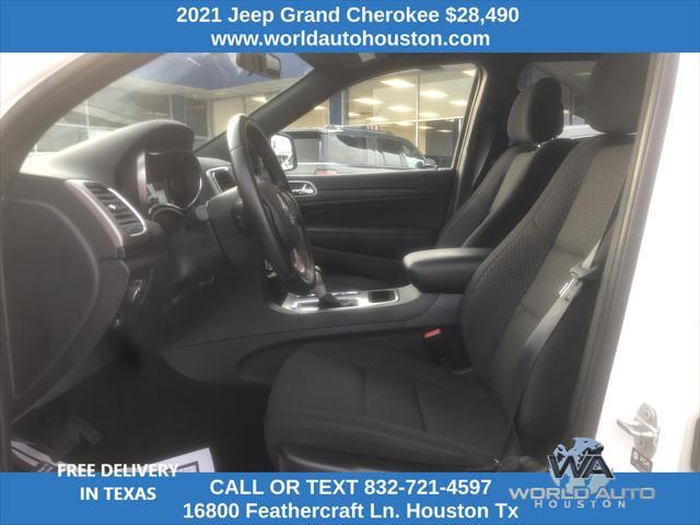 used 2021 Jeep Grand Cherokee car, priced at $28,490