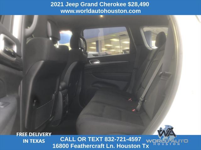 used 2021 Jeep Grand Cherokee car, priced at $28,490