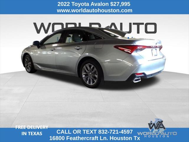 used 2022 Toyota Avalon car, priced at $27,995