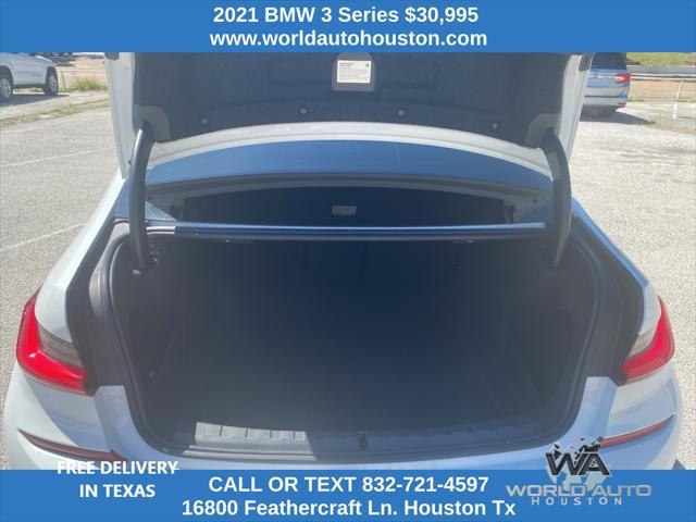 used 2021 BMW 330 car, priced at $30,995