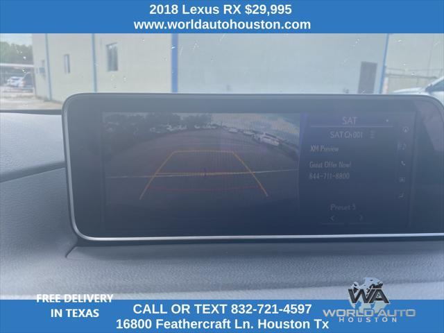 used 2018 Lexus RX 350 car, priced at $29,995