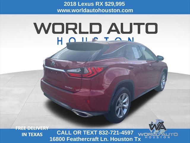 used 2018 Lexus RX 350 car, priced at $29,995