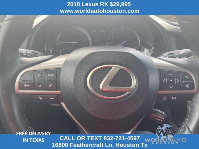used 2018 Lexus RX 350 car, priced at $29,995