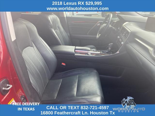 used 2018 Lexus RX 350 car, priced at $29,995