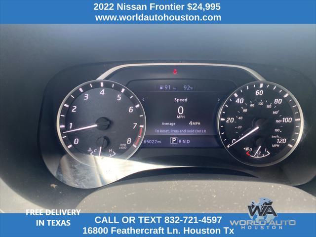 used 2022 Nissan Frontier car, priced at $24,995