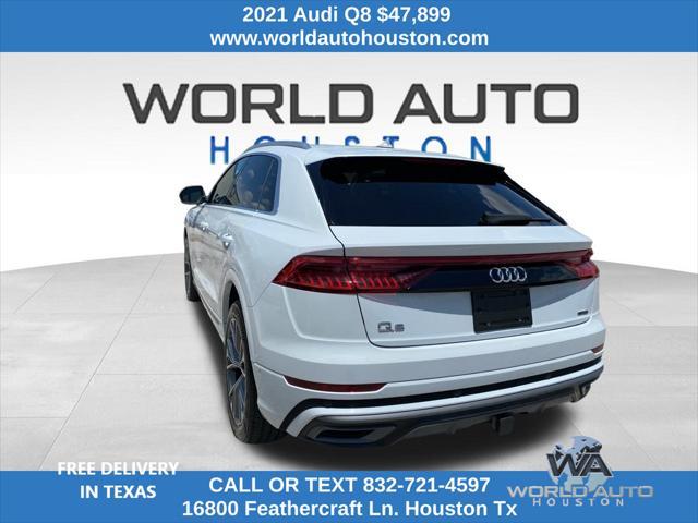 used 2021 Audi Q8 car, priced at $47,899