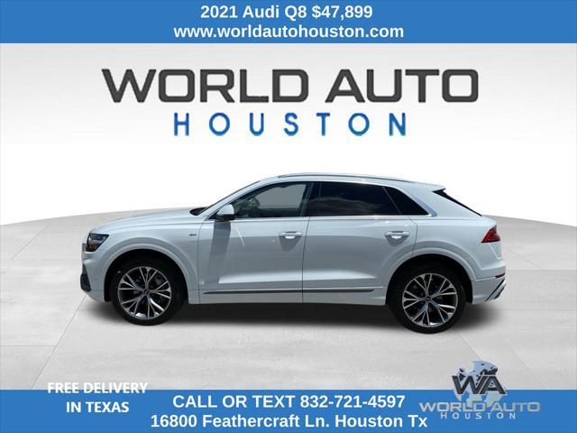 used 2021 Audi Q8 car, priced at $47,899